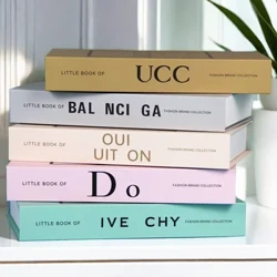 Sang Trọng Giả Sách Trang Trí Tạp Chí Thời Trang Sàn Diễn Nước Hoa Thương Hiệu Đồng Hồ Sách Hộp Bảo Quản Bàn Tối Thiểu Trang Trí Nhà