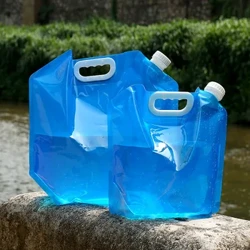 5L/10L Ngoài Trời Gấp Gọn Ốp Uống Xe Nước Túi Tàu Sân Bay Hộp Đựng Cắm Trại Đi Bộ Đường Dài Dã Ngoại Khẩn Cấp Bộ