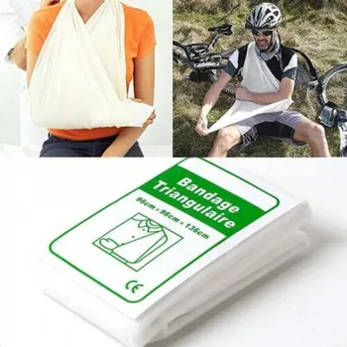 1pcs Medical Bandage Triangular First aid bandage Fracture Fixation Emergency First Aid Kit Camping Accessories