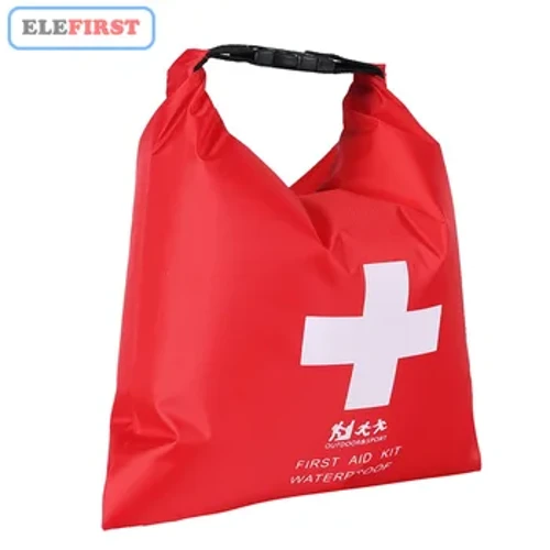 Trusa de prim ajutor de 1,2 l, impermeabilă, trusă portabilă de urgență, husă numai pentru tabără în aer liber, tratament medical de urgență