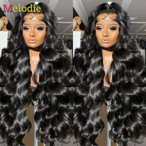 250 Dwysedd 40 Modfedd 13x6 Lace Wig Frontal Corff Ton 5X5 Parod Tryloyw Glueless Lace Cau Blaen Wigiau Gwallt Dynol i Ferched