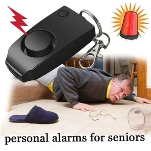 Selbstverteidegung Alarm 130dB Meedchen Fraen Sécherheetsschutz Alarm Wollef Perséinlech Sécherheet Gejäiz Anti Vergewaltegung Loud Keychain Noutalarm