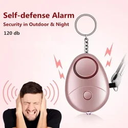 Clearcance Verkaf Artikelen Fraen Meedercher Kanner 120DB Anti Lost LED Liicht Selbstverteidegung Attack Noutfall Sécherheet Alarm Mini Bag Pendant
