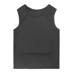 Kugelsichere Weste, Kleidung IIIA Level, ultra-bequem, leicht, verdeckt, innen versteckt, weiches, kugelsicheres T-Shirt, Kleidung