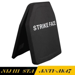 Placa a prueba de balas NIJ III, nivel GA5 independiente, UHMWPE puro, 10x12 pulgadas, peso ligero, Anti AK47 MSC, Panel balístico de 7,62mm