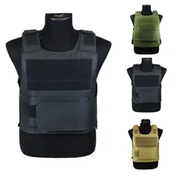 Unisex skyddande taktisk väst Stickbeständiga västar Säkerhet Säkerhetsvakt Kläder Cs Field Äkta skärsäkert skydd
