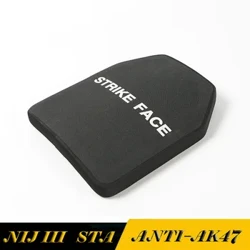 NIJ III Đứng một mình UHMWPE PE PE PE BULLETPROOF Tấm bảng 10x12 inch Trọng lượng nhẹ chống AK47 MSC 7,62mm bảng điều khiển đạn đạo