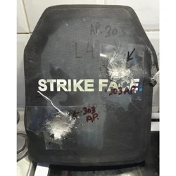 NIJ Level IV Aluminium Peluru Plate Melawan M2AP AK 47 M80 Balistik Keras Piring untuk Militer Rompi Anti Peluru 25x30 cm