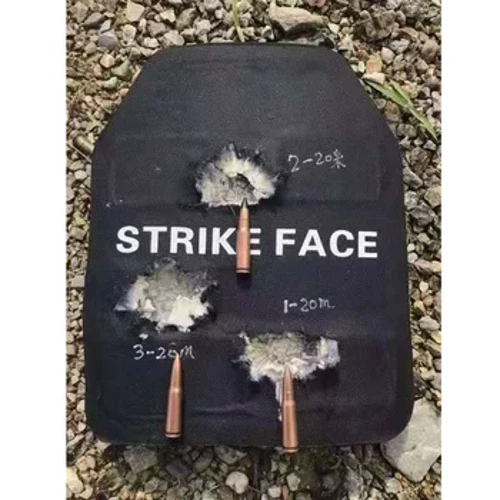 PE + ALU NIJ IV 4 Papa'i Pu'a Fa'asaga i le AK 47 M80 7.62x51 Ipu Fa'a'au'au Ma'a'a Fa'a Ballistic Mo 'Oe Pu'u 25x30cm.