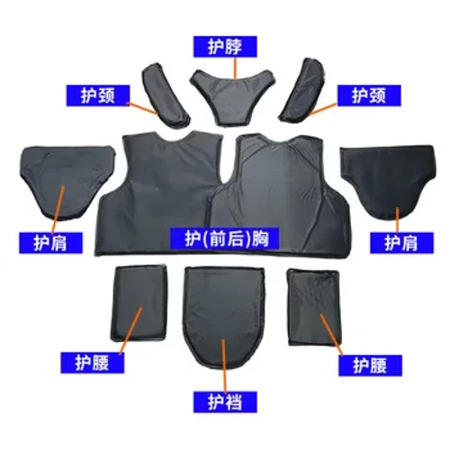 Llawn amddiffynnol UD weftless ffabrig addysg gorfforol bulletproof sglodion polymer polyethylen leinin mewnol bulletproof fest