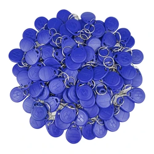 100 Chiếc RFID 125 Khz Móc Khóa Kiểm Soát Truy Cập Thẻ RFID Keyfobs Cho Cửa Kiểm Soát Truy Cập Hệ Thống TK4100/EM4100 EM Đột Quyết thẻ Xanh Dương