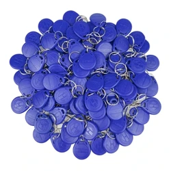 100pcs 125KHz RFID Keychains Avanoa Pulea Card RFID Keyfobs mo Faitotoa Avanoa Pulea System TK4100/EM4100 EM Faailoga Faailoga lanumoana