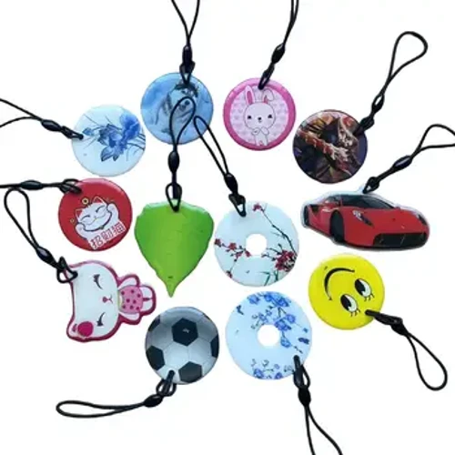 1pcs 13.56mhz uid IC متغيرة 1K MFS50 NFC بطاقة RFID KEYFOB شارة مفتاح FOB TOKEN