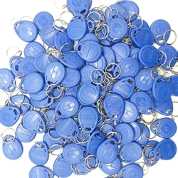 100pcs Tag RFID 125KHz Cerdyn RFID Agosrwydd Keyfobs Fob Allwedd Rheoli Mynediad Cerdyn Smart 10 Lliwiau TK4100 Keyfob yn unig Darllen