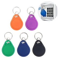 5 sztuk UID wymienna karta kontroli dostępu wielokrotnego zapisu ABS wodoodporne piloty z breloczkiem materiały zabezpieczające karta klucza NFC