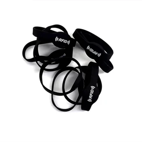 ID 125KHz RFID solo lectura EM4100 TK4100 pulsera suave impermeable pulsera de silicona tarjeta de sistema de Control de acceso 1 Uds