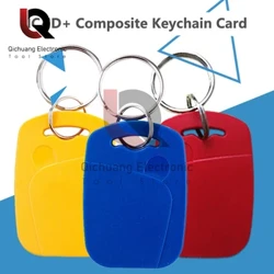 5 sztuk/partia 13.56Mhz 125Khz TK4100(ID) + FM1108(IC) chip wielokrotnego zapisu NFC inteligentny dwuzakresowy System kontroli dostępu do karty pilot Keytag