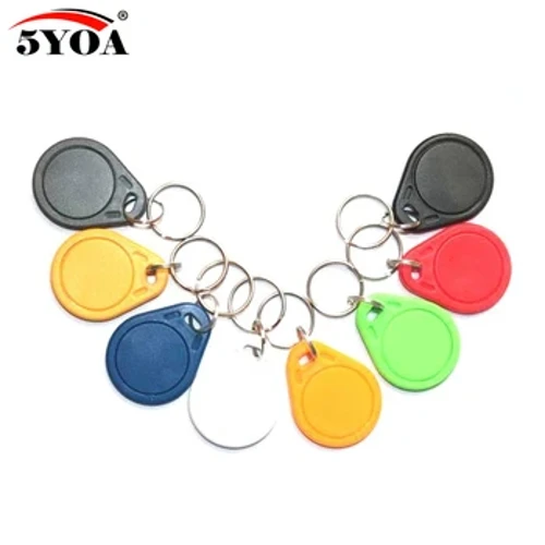 10pcs UID 13.56MHz IC Card Clone Suia Smart Keyfobs Fa'ailoga Ki Kata 1K S50 RFID Avanoa Pulea poloka 0 Vaega Tusitusi