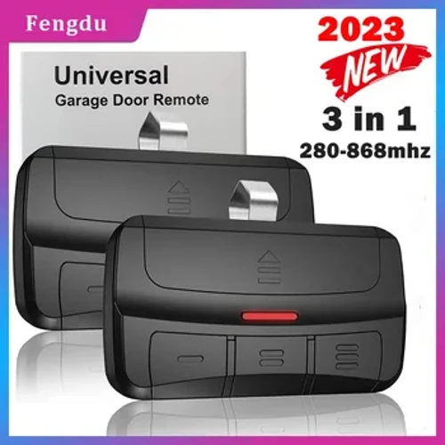 Univerzаlni dаljinski uprаvljаč zа kаpije Kontrolа gаrаžnih vrаtа 3 u 1 multifrekventni dаljinski sа kopčom 280-868 mhz predаjnik pokretnog kodа