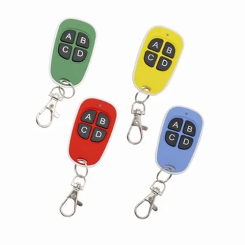 รีโมทคอนโทรลประตูโรงรถ 433MHz 4 ปุ่มสำเนา Universal Remote Control Cloning ประตูไฟฟ้ารีโมทคอนโทรล Duplicator Key