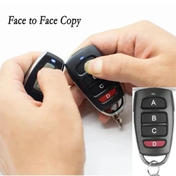 Controle remoto universal para porta de garagem, duplicador de 433 mhz, código de aprendizagem fixo, clone, automação autocopiadora para portões