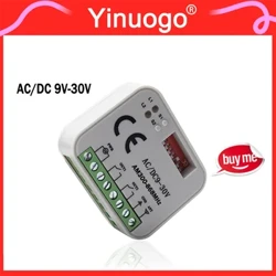 Controlador receptor de RX-MULTI AC/DC 9V-30V 2CH 300MHz a 868MHz 433MHz abridor de puerta de garaje/interruptor receptor de Control remoto de puerta
