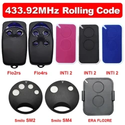 NICE FLORS FLO2RS FLO4RS FLO2RE FLO4RE ERA ONE INTI SMILO Garajeko ate irekitzailea. NICE 433,92 MHz Rolling Code urrutiko kontrola