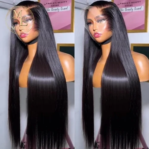 13x6 Hd Asgwrn Syth Tryloyw Gwallt Dynol Lace Wigiau Blaen Wig Flaen Lace 13x4 Brasil 360 Wigiau Las Cyn Plycio i Ferched