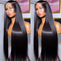 13x6 Hd Asgwrn Syth Tryloyw Gwallt Dynol Lace Wigiau Blaen Wig Flaen Lace 13x4 Brasil 360 Wigiau Las Cyn Plycio i Ferched