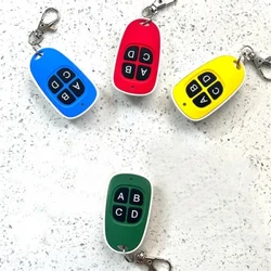 รีโมทคอนโทรลประตูโรงรถ 433MHz 4 ปุ่มสำเนา Universal Remote Control Cloning ประตูไฟฟ้ารีโมทคอนโทรล Duplicator Key