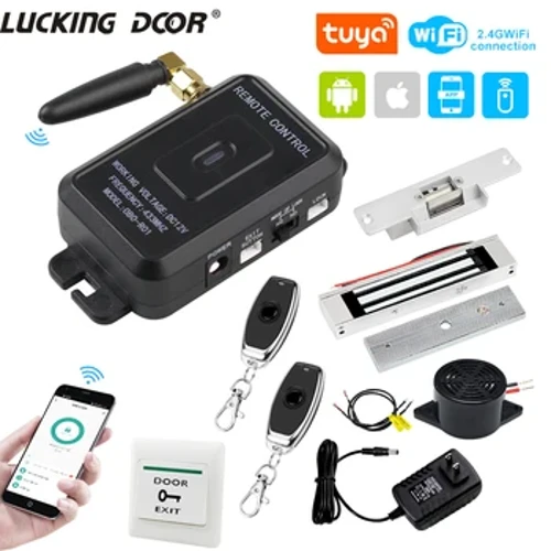 Wifi Tuya Ứng Dụng Điều Khiển Truy Cập Bộ Điều Khiển Từ Xa Không Dây Mở Khóa Cổng Điều Khiển Cho Văn Phòng Nhà Cửa Điện Hệ Thống Khóa Từ