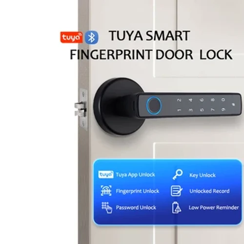 Tuya akylly barmak yzy gapy gulpy düwmesi Bluetooth simsiz sanly gapy gulpy açarsyz giriş gapy gulpy öý howpsuzlygy uzakdan gulp