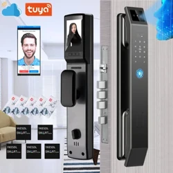 Nhận dạng khuôn mặt 3D Mở khóa Khóa cửa kỹ thuật số có camera Vân tay Mật khẩu Mở khóa Khóa cửa điện tử không cần chìa khóa