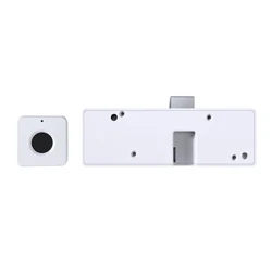 Glas Méarloirg Bithmhéadrach RGB Táscaire Troscán Solais Príobháideacht Lock Battery Powered Electric Méarloirg Lock don Oifig Baile
