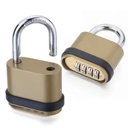 Khóa kết hợp số 4 chữ số Chống nước cứng chắc Thích hợp cho cửa hàng rào ngoài trời trong nhà Khóa mã mật khẩu chắc chắn