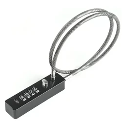 4 Zifferen Kombinatioun Kabel Sperr Reset Code fir Bike Locker Datei Cabinet Padlock Hardware Miwwelen Anti-Déifstall Lock