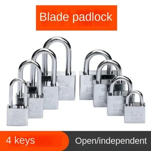 ʻO Padlock nui ka puka kūʻē i ka ʻaihue Laka puka hale hale moe puka puka haumāna laka ʻaʻole wai anti-rust anti-pry laka waho.