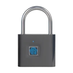 KENRONE Kifungo Kisicho na Ufunguo Kinachobebeka cha USB cha Kuchaji Alama ya Vidole Kufuli la Mlango Mahiri wa Kifuli cha Mlango Fungua Kifuli cha Alama ya Vidole cha Kuzuia Wizi