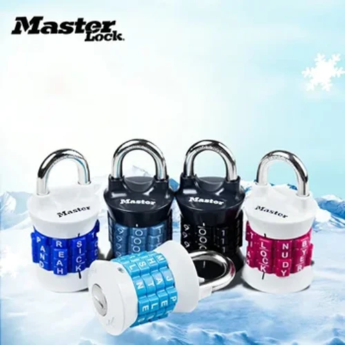 Master Lock 1535D MINI Number COMBINATION Padlock Security Travel Security ล็อคกระเป๋าเดินทาง GYM Letter Lock