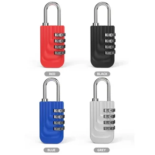 Kết Hợp Mới Ổ Khóa Mật Khẩu Ổ Khóa 4 Chữ Số Chống Nước Ngoài Trời Khóa Cửa Vali Cho Túi Gói Tủ Khóa Cửa Sổ