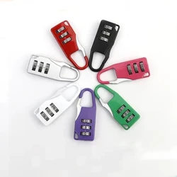 EGFirtor 3 cifre Farverig Mini Adgangskode Kode Kombination Hængelås Kuffert Til Bagage Rejse Smart Lock Nøglet Anti-tyveri Lås