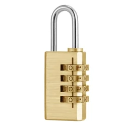 Z50 4 Dial Digit Password Lock Inhlanganisela yeSuitcase Lomthwalo Ikhodi Yensimbi Iphasiwedi Ilokhi I-Padlock Travel Safe Anti-Theft