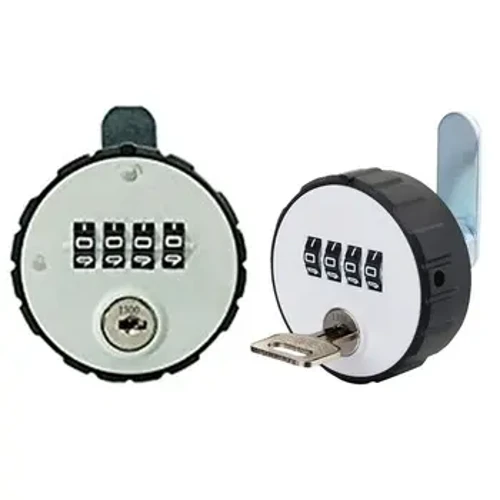 Praktikal na 4 Digital Round Padlock Combination Cabinet Lock School Locker na may para sa Key Reset Security para sa Sheds Stora