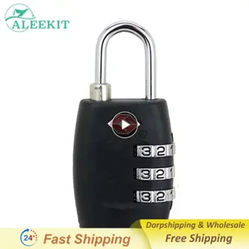 Digits TSA Steel Wire Lock Combination Padlock Customs Code Lock Anti-theft Travel Abroad Luggage Bag Suitcase Trolley Case