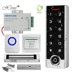 IP68 Waterproof Door Access Control System Kit RFID Keypad Power Supply 180KG Electric Magnetic Strike Door Locks para sa Bahay