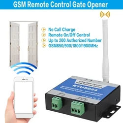 RTU5024 GSM Access Control Kits 850/900/1800/1900MHz Wireless Gate Control Relay na may Antenna 4G US/EU Plug na Home Security Device