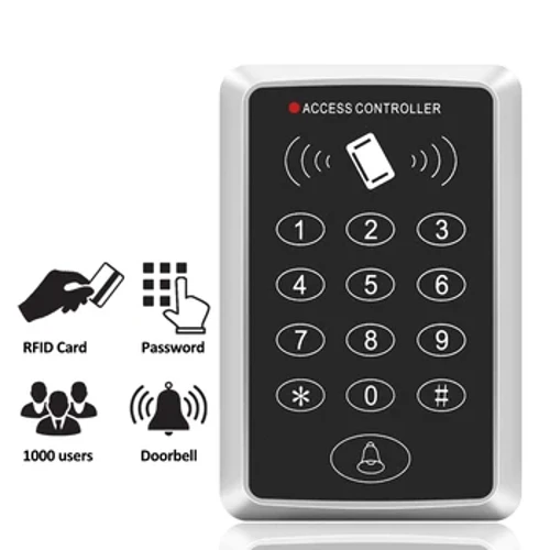 Clavier de contrôle d'accès RFID 125KHz, lecteur de carte EM, système de contrôle d'accès de porte, ouvre-porte, système de clavier