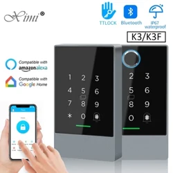 TTlock-controlador de acceso a aplicación de teléfono inteligente, sistema de Control de acceso de puerta Rfid de 13,56 Mhz, Kit de puerta, lector impermeable Ip67, puerta de enlace Nfc G2
