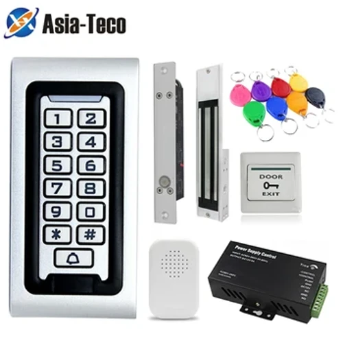 Bộ kiểm soát truy cập kim loại RFID chống nước IP67 Bộ khóa silicon tất cả trong một Bộ khóa từ 125KHz Hệ thống kiểm soát truy cập Bộ dụng cụ S601
