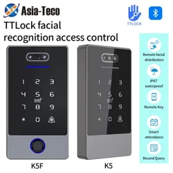 Ttlock Face Recognition Controller Smart Lock Πληκτρολόγιο ελέγχου πρόσβασης προσώπου Βιομετρικό δακτυλικό αποτύπωμα TTRenting TThotel G2 Wifi Hub